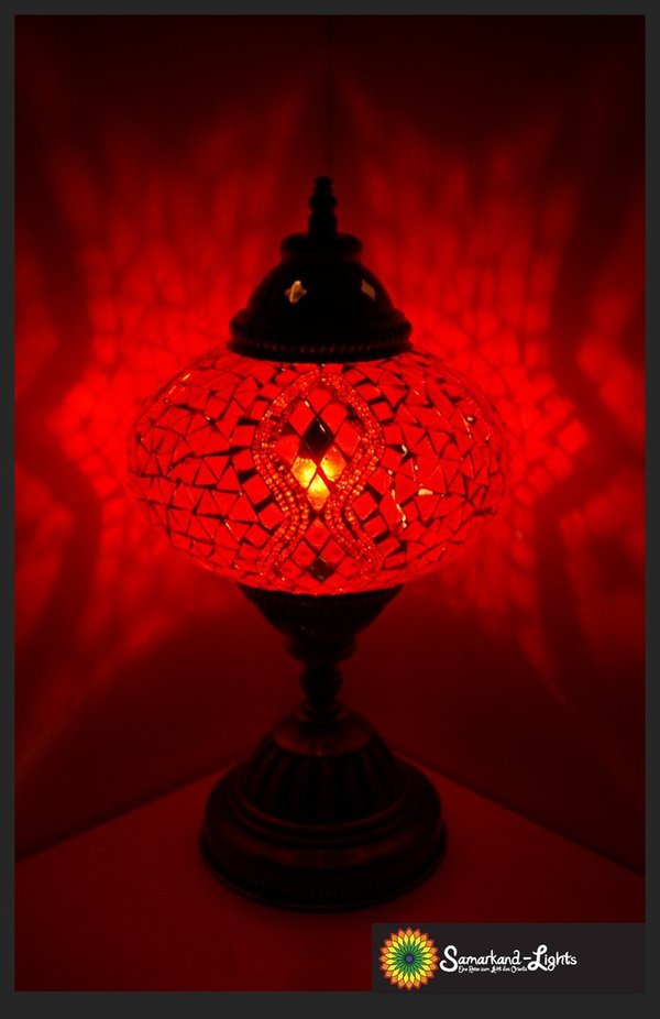 Tischlampe L / Rot/ (Art: L-002)