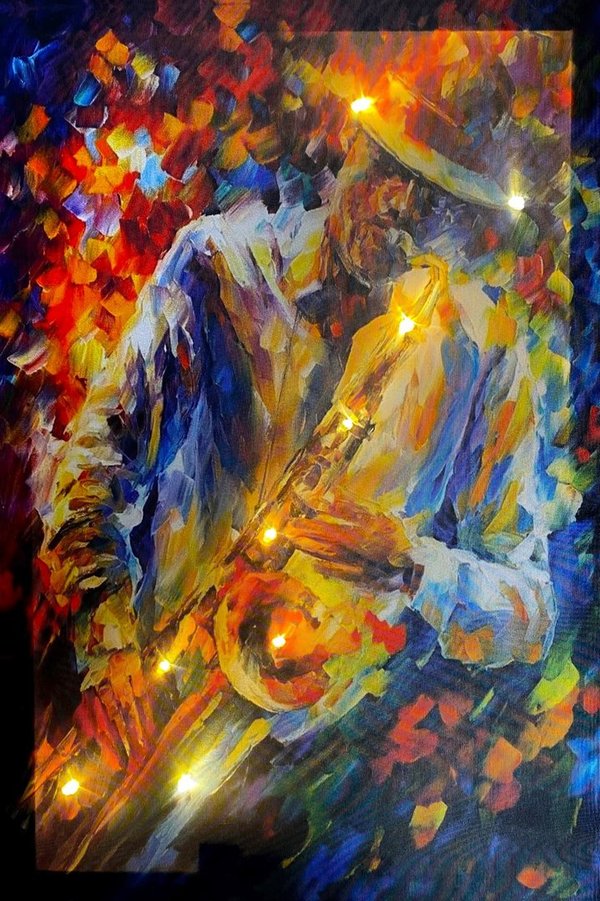 LED - Bild / Saxophon - Men (Art: L-002)