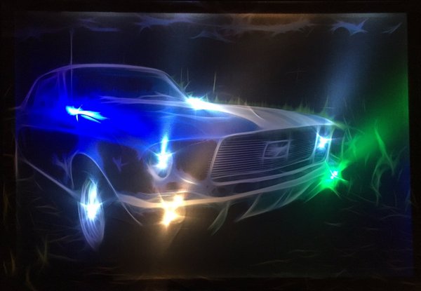 LED - Bild / US Car / Color (Art: L-023)