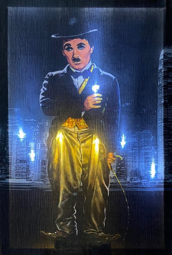 LED - Bild / C. Chaplin (Art: L-071)