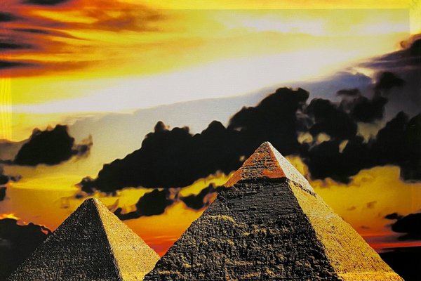 Leinwandbild / Pyramiden  (Art: C-050)