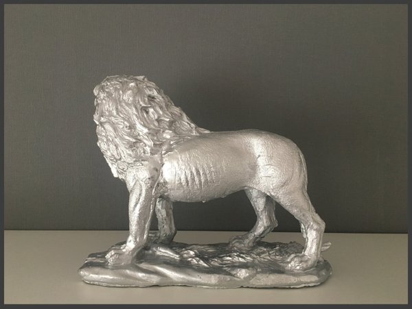 Skulptur / Löwe - Silber (Art: SK-002)