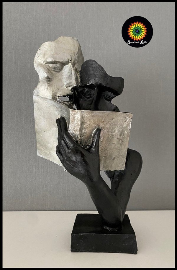 Skulptur / Masken - Buch / Silber  (Art: SK-037)